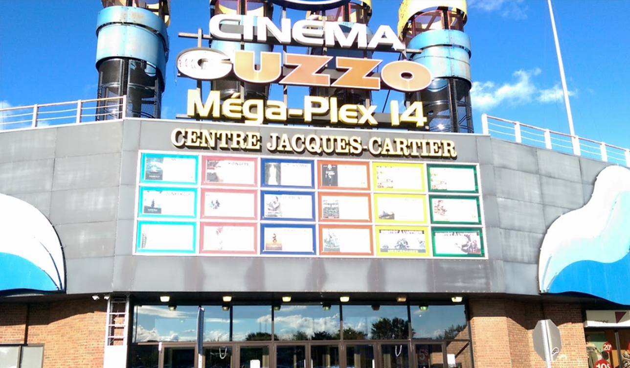 Mega Plex Centre Jacques-Cartier cinema Guzzo